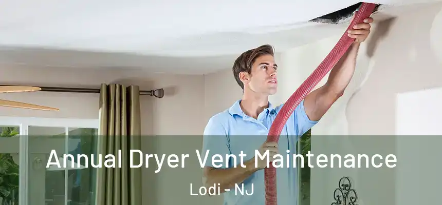 Annual Dryer Vent Maintenance Lodi - NJ